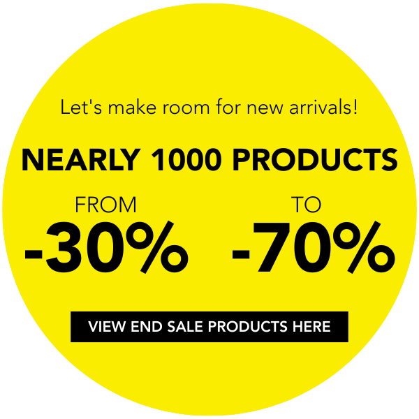 Let's make room for new arrivals! Nearly 1000 products from -30% to -70%