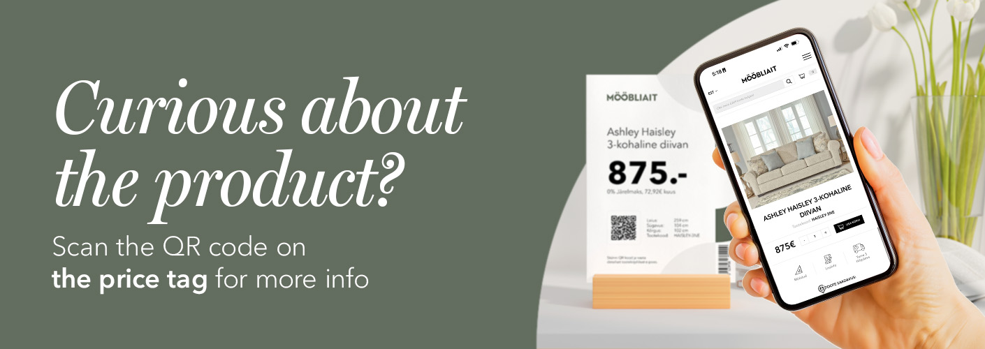 Curious about the product? Scan the QR code on the price tag for more info