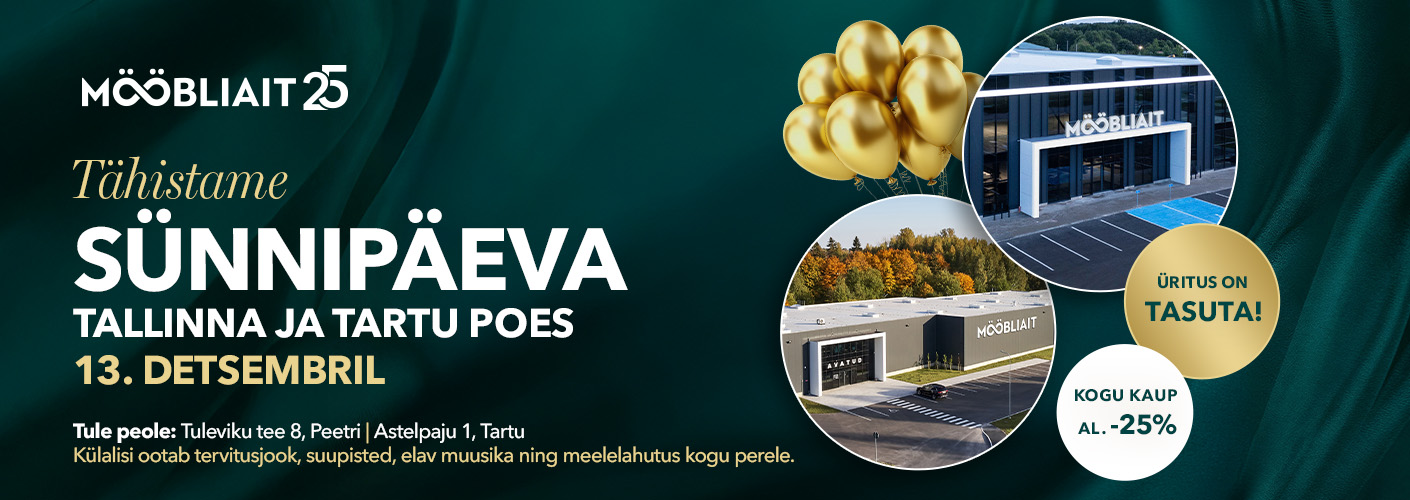 Tähistame sünnipäeva Tallinna ja Tartu poes