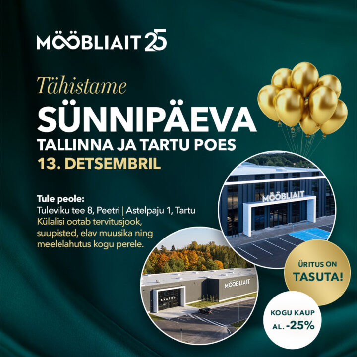 Tähistame sünnipäeva Tallinna ja Tartu poes