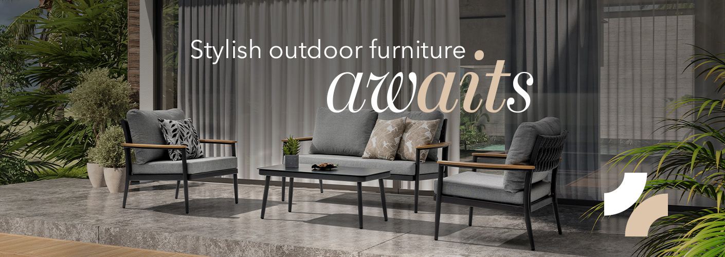 Stylish outdoor furniture awaits