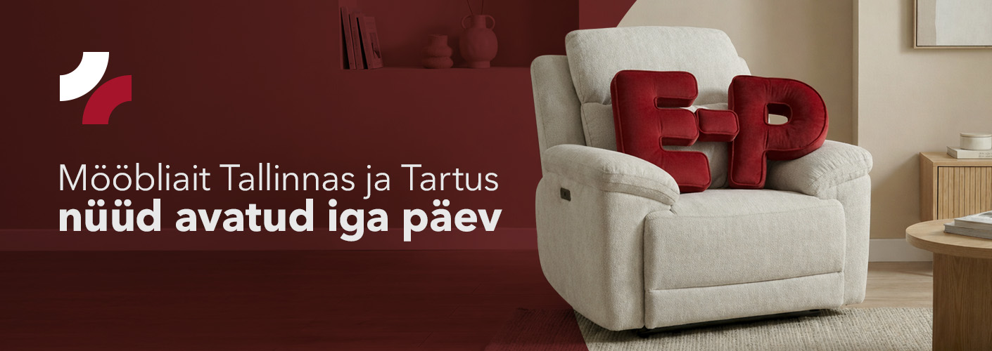 Mööbliait Tallinnas ja Tartus nüüd avatud iga päev