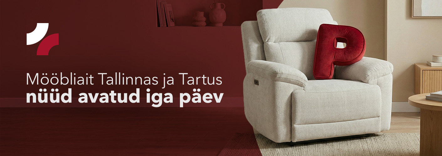 Mööbliait Tallinnas ja Tartus nüüd avatud iga päev