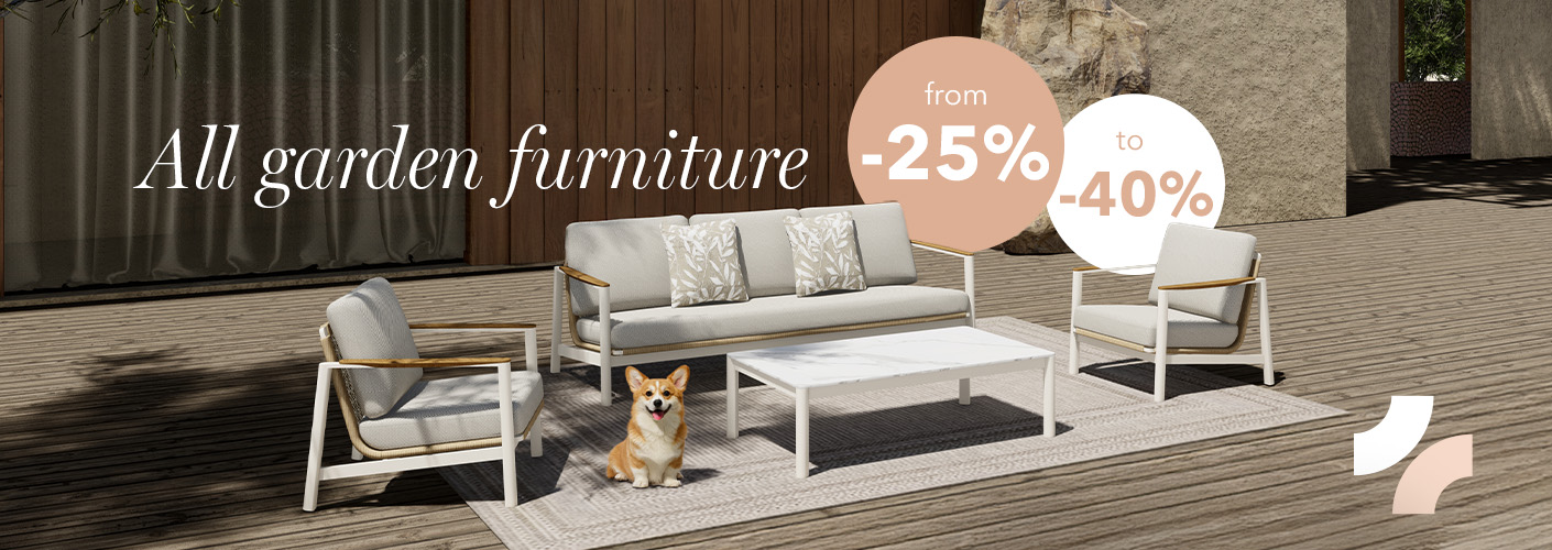 All garden furniture from -25% to -40%