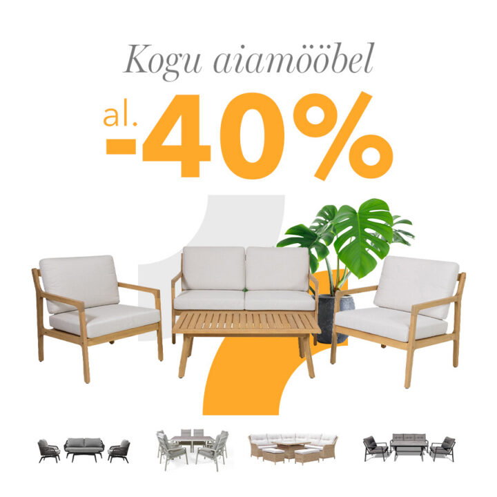 Kogu aiamööbel al. -40%