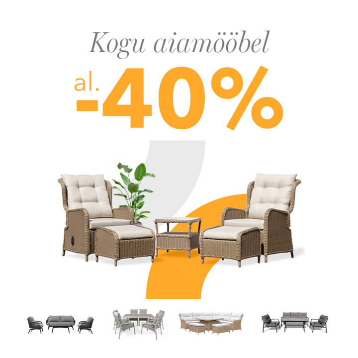 Kogu aiamööbel al. -40%