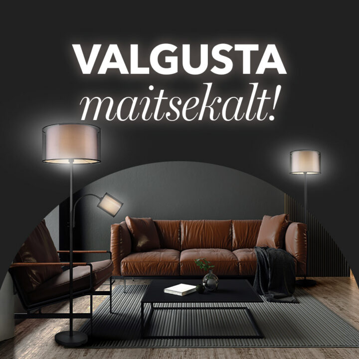 Valgusta maitsekalt! lai valik valgusteid Mööbliaidas