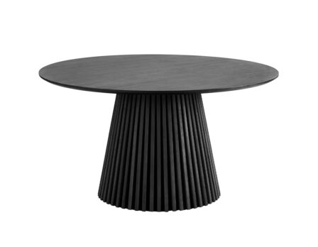Osaka ümar söögilaud Ø 140 cm (must)