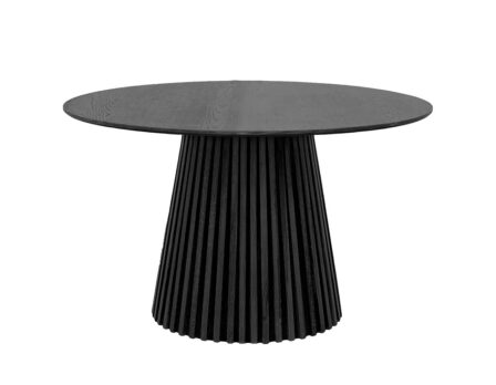 Osaka ümar söögilaud Ø 120 cm (must)