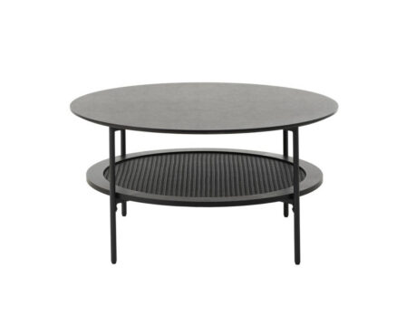 Pensacola diivanilaud Ø80 cm külgvaade