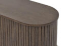 Meta TV-alus (pruun) detailvaade 1