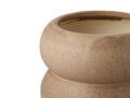 Lillepott Ø19 cm helepruun detailvaade