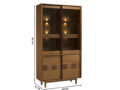Cantiero vitriinkapp 109 cm mõõdud