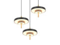 Laelamp Keaton must 45cm detailvaade 2