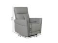 Paulie recliner tugitool (elektriline) mõõdud