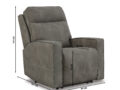 Ashley Next-Gen Durapella recliner tugitool (elektriline) hall mõõdud