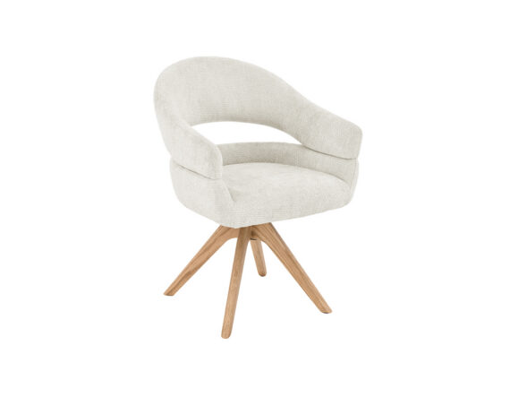 Lisian pöörlev söögitool külgvaade