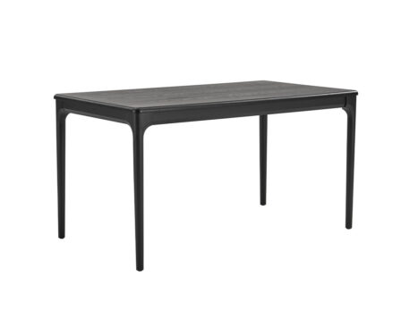 Clark söögilaud must külgvaade