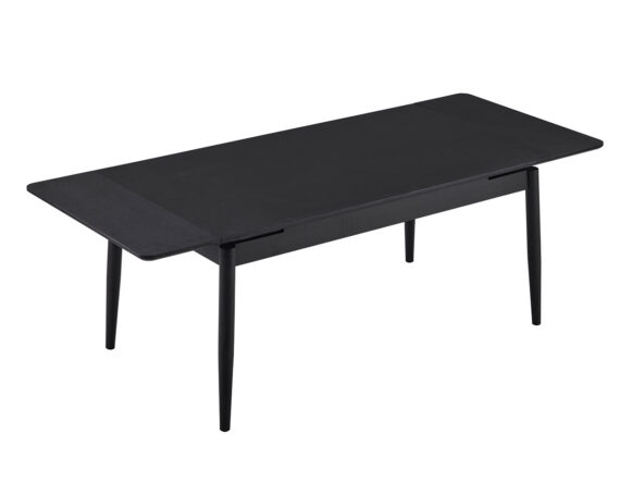 Boyle söögilaud (pikendatav) must avatud 1