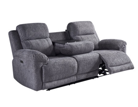 Olsen 3-kohaline recliner diivan (elektriline) hall külgvaade