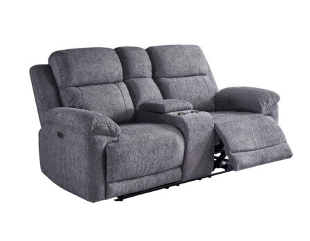 Olsen 2-kohaline recliner diivan (elektriline) hall külgvaade