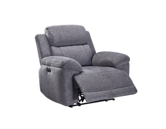 Olsen recliner tugitool (elektriline) hall külgvaade