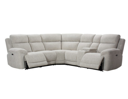 Olsen recliner nurgadiivan konsooliga (elektriline) avatud