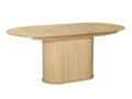 Nola pikendatav söögilaud ovaalne (hele) 180-230 cm külgvaade koos