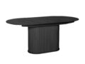 Nola pikendatav söögilaud ovaalne (must) 180-230 cm külgvaade