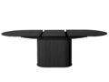 Nola pikendatav söögilaud ovaalne (must) 180-230 cm avatud vaade