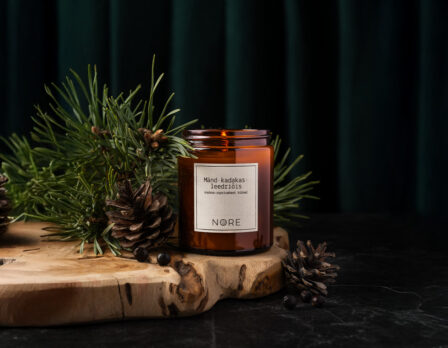 Mänd-kadakas-leedriõis küünal (150 g)