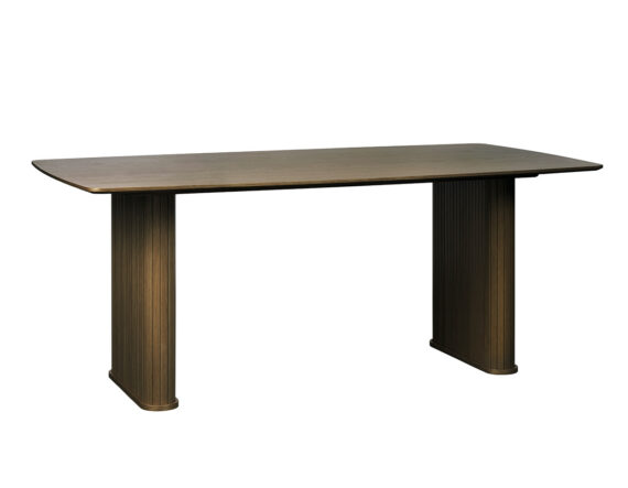 Nola söögilaud pruun 190x100cm külgvaade