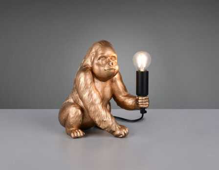 Laualamp Kong kuldne 22cm