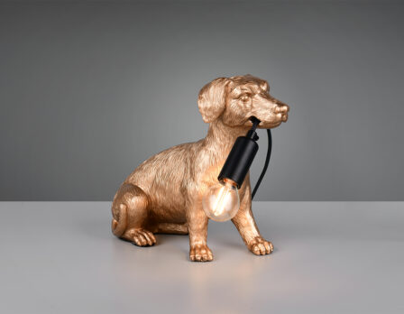 Laualamp Rudi kuldne 28cm