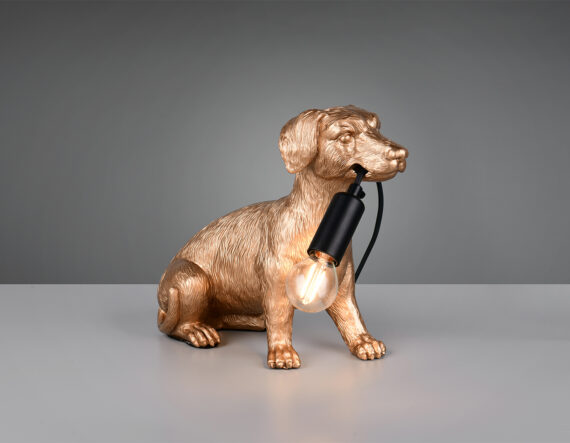 Laualamp Rudi kuldne 28cm