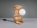 Laualamp Rabbit kuldne 21cm 1