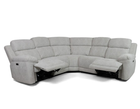 Olsen recliner nurgadiivan konsoolita (elektriline) avatud vaade