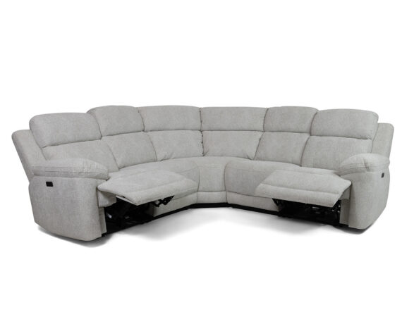 Olsen recliner nurgadiivan konsoolita (elektriline) avatud vaade