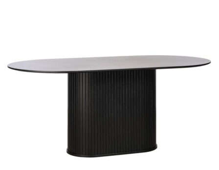 Nola söögilaud ovaalne (must)