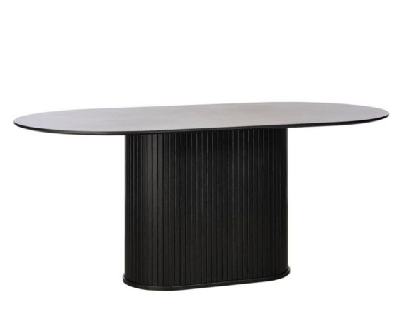 Nola söögilaud ovaalne (must)