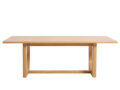 Flow söögilaud 240cm, helepruun eestvaade
