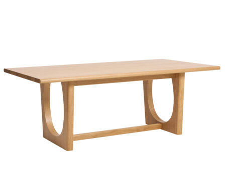 Flow söögilaud 240cm, helepruun külgvaade