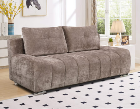 Megan diivanvoodi pesukastiga interjöör külgvaade