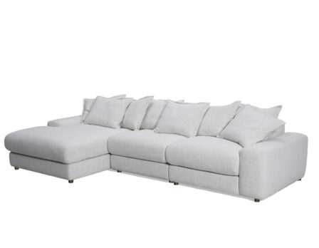 Olly nurgadiivan vasakpoolne helehall külgvaade