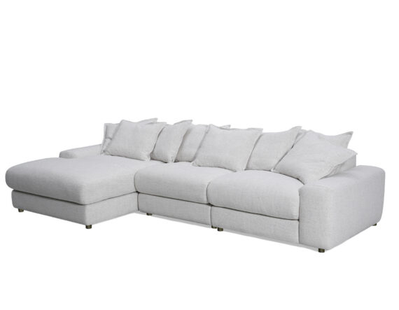 Olly nurgadiivan vasakpoolne helehall külgvaade