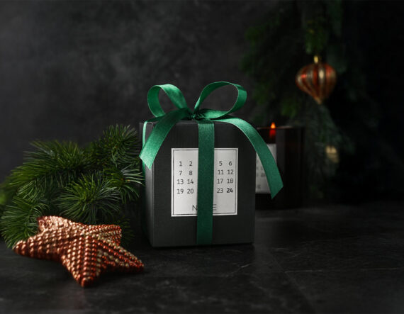 Ahjuõun apelsin küünal kinkekarbis (220 g)