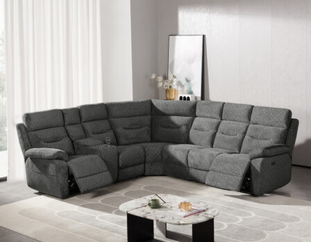 Gilly recliner nurgadiivan (elektriline) tumehall