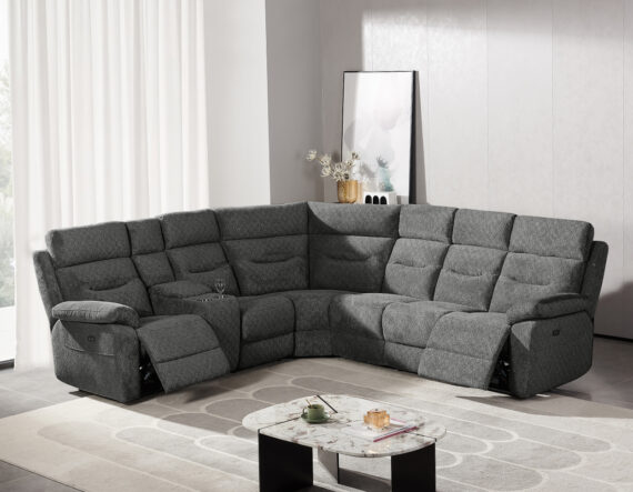 Gilly recliner nurgadiivan (elektriline) tumehall