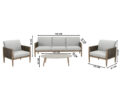 Aiamööbli komplekt Nover mõõdud