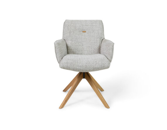 Kennedy pöörlev söögitool helehall eestvaade